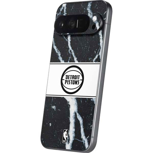 NBA Detroit Pistons Marble Pixel 9 Pro XL Skin